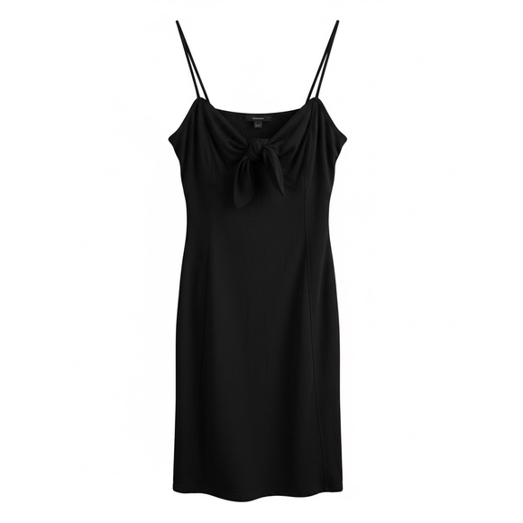 Forever 21 Dresses & Skirts - Forever 21 Black Tie-Front Dress